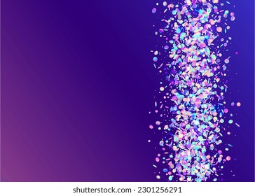 Light Effect. Festive Art. Birthday Tinsel. Luxury Foil. Iridescent Glitter. Blur Element. Pink Disco Background. Party Festival Gradient. Violet Light Effect