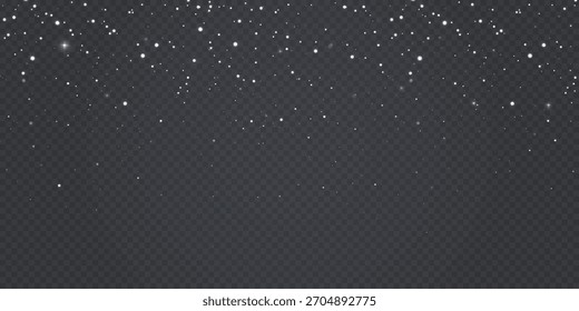 Efeito de luz com partículas de brilho e pó de Natal.