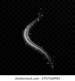 Light effect with glitter particles.Christmas dust.White sparks shine with special light.	