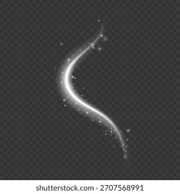 Light effect with glitter particles.Christmas dust.White sparks shine with special light.	