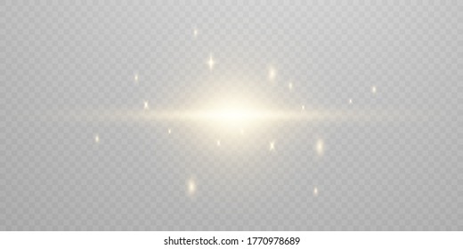 efecto luminoso Brillo. Aislado sobre fondo negro transparente.