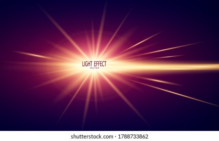 light effect Glowing. neon glow and flash background.