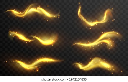 light effect gold Glowing. neon glow and flash background.