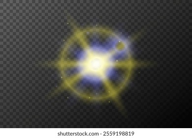 light effect isolated flare explosion shiny dust line solar flare star spark neon light holidays festival, vector element
blue yellow