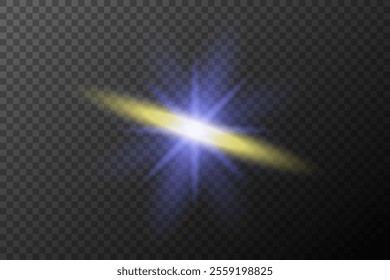 light effect isolated flare explosion shiny dust line solar flare star spark neon light holidays festival, vector element
blue yellow