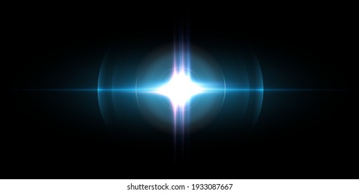 Light effect, lens flare. Vector 10 eps