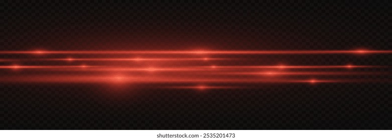 Light effect of line and light. On a transparent background.	
