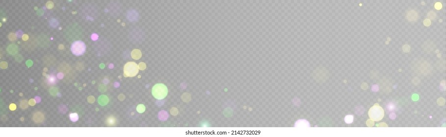 Light effect with lots of shiny highlights. background of abstract gold, blue and silver glittering lights. defocused