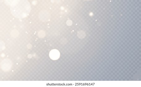 Light effect with many shimmering highlights on a transparent background. Shiny glare light effects with colorful shimmer. Beautiful glare effect. Shining abstract background. Vector illustration