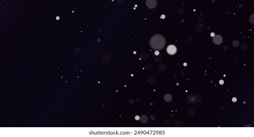 Efecto de luz con muchos reflejos brillantes sobre un fondo transparente para el diseño de Navidades Año Nuevo.	
