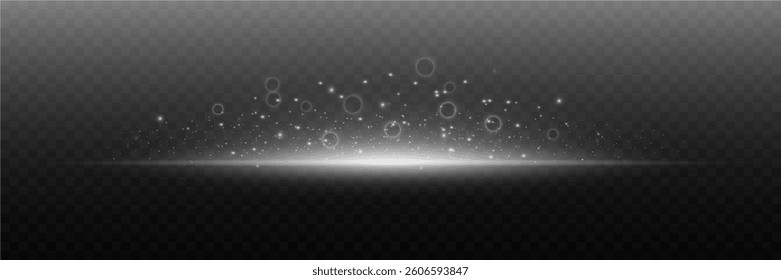 Light effect of neon lines. Effect of shine and light, flashes of laser beams.