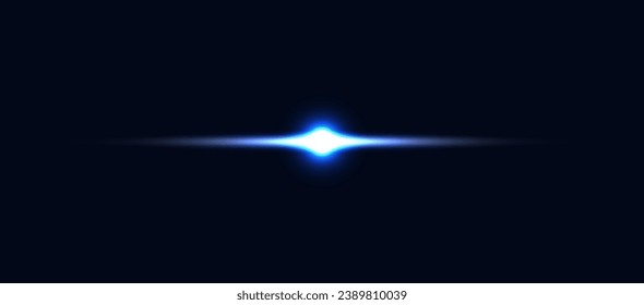 Light effect on dark blue background vector. light rays vector. Light icon.