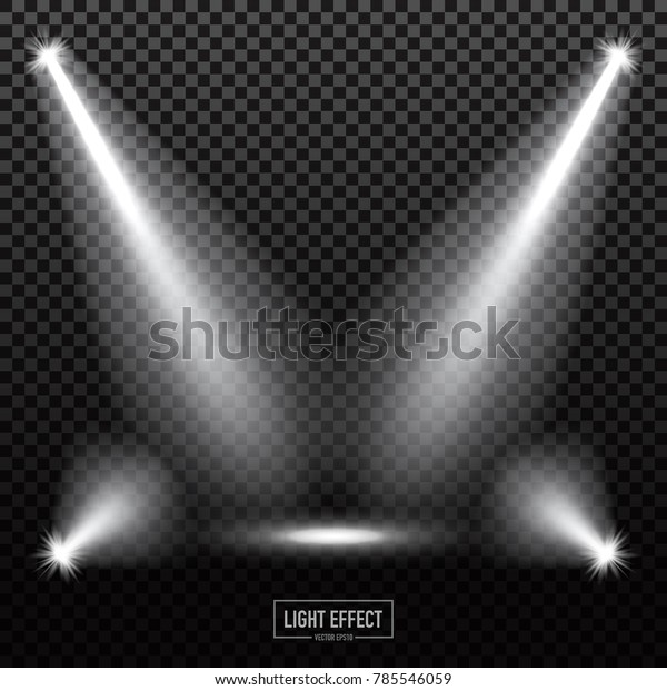 Vector de stock (libre de regalías) sobre Light Effect On Dark