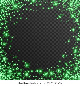 light effect on transparent background, glowing design element for your project, luxury greeting card. Vector eps 10