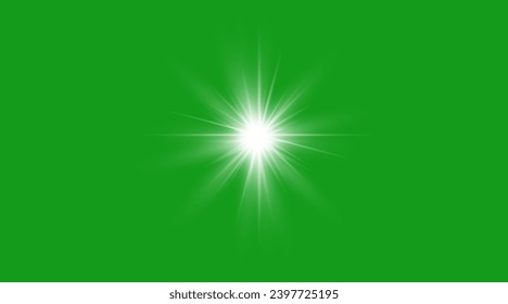 Light effect set. Glow isolated white transparent light effect set, lens flare, explosion, glitter, dust, line, sun flash, spark and stars, spotlight, curve twirl. Sunlight, abstract special effect.