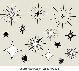 Light effect set. Glow isolated white transparent light effect set, lens flare, explosion, glitter, dust, line, sun flash, spark and stars, spotlight