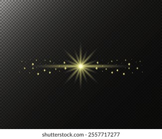 light effect, a star with jokes