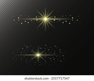 light effect, a star with jokes