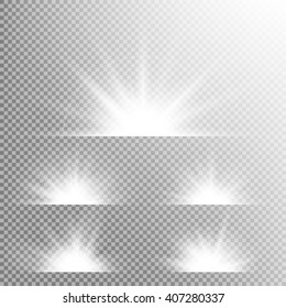 Light effect stars bursts. Concept for illustration template art design