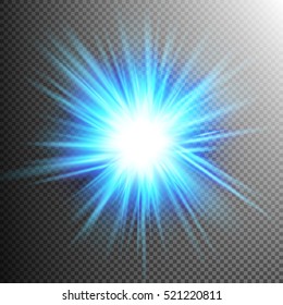 Light Effect Transparent Flare Lights. EPS 10 vector file included