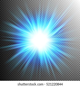 Light Effect Transparent Flare Lights. EPS 10 vector file included