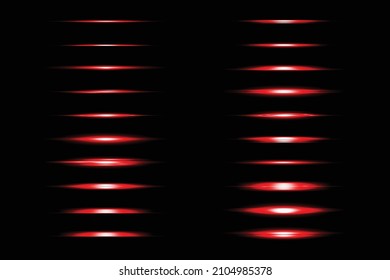 Lichteffekttransparentes Vektor-Lens-Paket