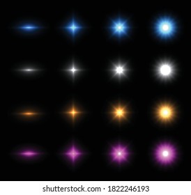 Light Effects Collection, Lens Flares, Light Beams, Starlights.