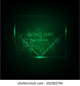 light effects frame. Vector