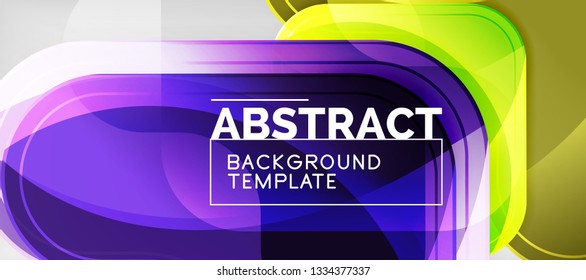 Light effects glossy arrows background, vector illustration