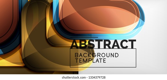 Light effects glossy arrows background, vector illustration