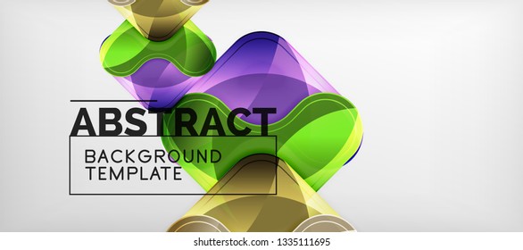 Light effects glossy arrows background, vector illustration