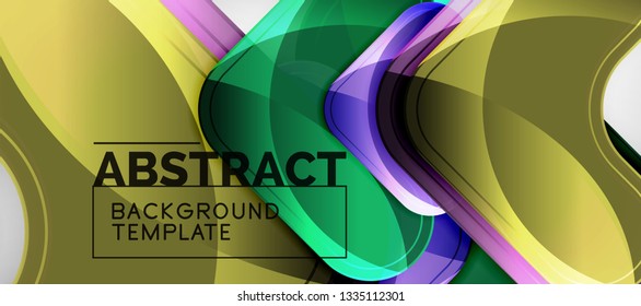 Fondo de las flechas glosas de efectos claros, ilustración vectorial