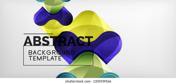 Light effects glossy arrows background, vector illustration