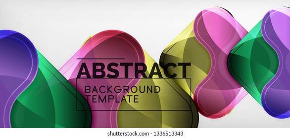 Fondo de las flechas glosas de efectos claros, ilustración vectorial