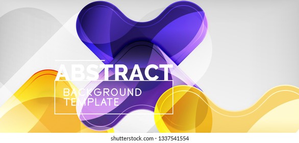 Light effects glossy arrows background, vector illustration
