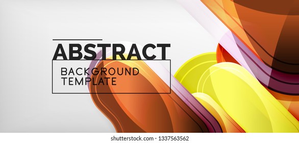 Light effects glossy arrows background, vector illustration