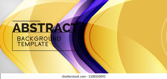 Fondo de las flechas glosas de efectos claros, ilustración vectorial