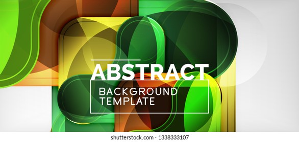 Light effects glossy arrows background, vector illustration