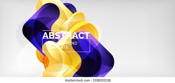 Light effects glossy arrows background, vector illustration