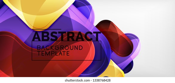 Light effects glossy arrows background, vector illustration