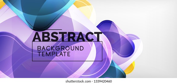 Light effects glossy arrows background, vector illustration