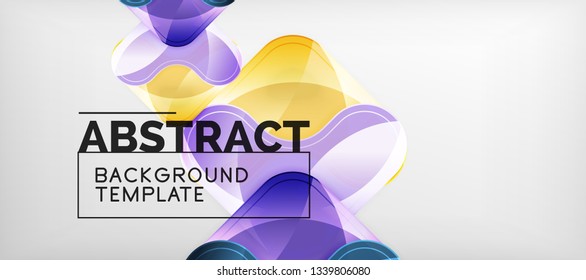 Light effects glossy arrows background, vector illustration