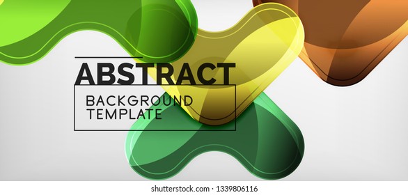 Light effects glossy arrows background, vector illustration