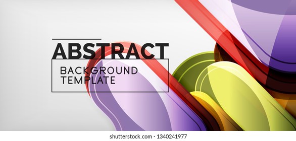 Light effects glossy arrows background, vector illustration