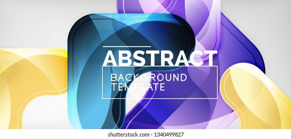 Light effects glossy arrows background, vector illustration