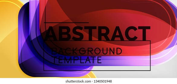 Light effects glossy arrows background, vector illustration