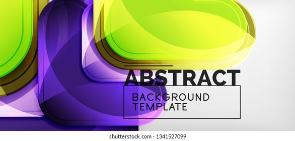 Light effects glossy arrows background, vector illustration