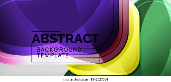 Light effects glossy arrows background, vector illustration