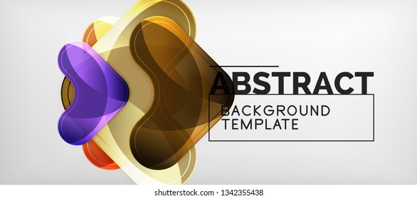 Light effects glossy arrows background, vector illustration