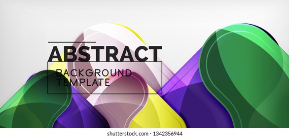 Light effects glossy arrows background, vector illustration